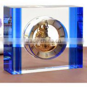 New Design Quality Crystal mechanical Table Clock