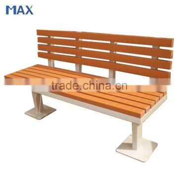 wood plastic composite park bench