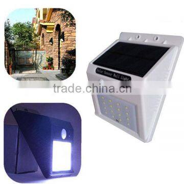 16 leds solar led light for enclosure lighting