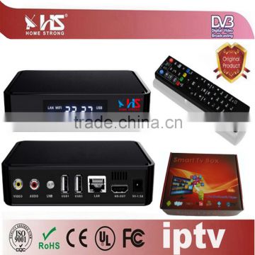 Home Strong IPTV Hybrid DVBS2 Set-top boxes 4k satelite receiver for Spain market