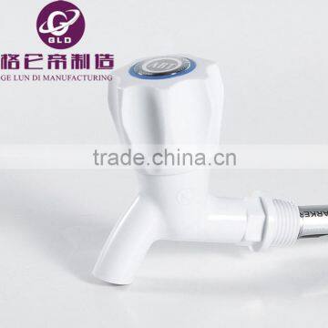 Small round head pvc plastic bibcock/shower faucet with metal mouth