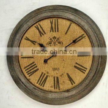 120393MC-metal wall clock round clock