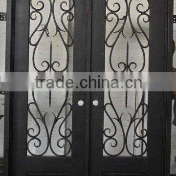 Double Wrought Iron Door