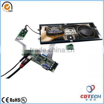 TN panel 12.3 inches segment alphanumeric lcd display screen module for vehicle
