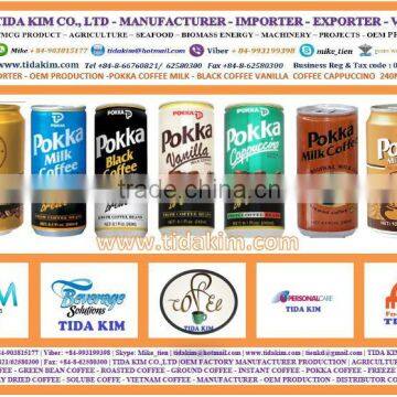 POKKA COFFEE - TIDA KIM - POKKA MILK COFFEE - POKKA BLACK COFFEE -POKKA VANILLA COFFEE - POKKA CAPPUCCINO ORIGIN 240ML 300ML