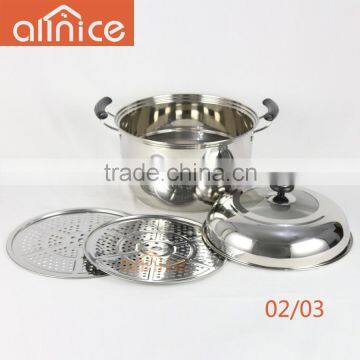 Kitchen Utensil: Stainless Steel Vegetable Steamer Food Steamer Steam Pot photo-6