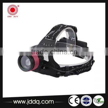 Ningbo manufacturer T6 600LM aluminium waterproof zoom USB flashlight