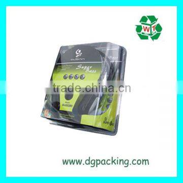 thick stable design electronical products plastic blister box