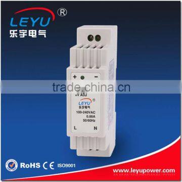 Leyu DR-15-12 CE approved 15W 12v din rail led power supply for industry equipment