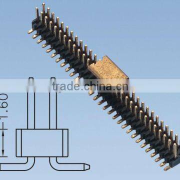 Double Row SMT 1.27mm Pin Header H=1.6