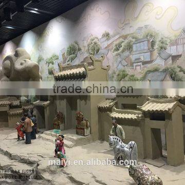 Chinese Folk Culture Art Silicone Sculpture of Wax Museum Display photo-2