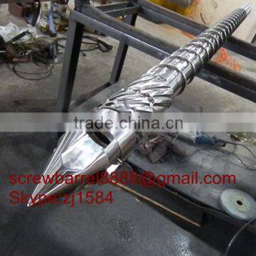 Bimetallic injection molding machine screw barrel for shoes sole