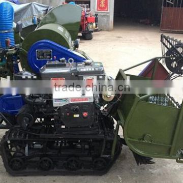 Full feed crawler-type small wheat combine harvester with best quality