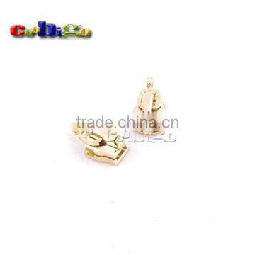 5# Auto Lock Zipper Slider Zinc Alloy Golden For Metal Zippers DIY Garment Suit Jacket Coat Bag Handbag #FLQ139-G photo-2