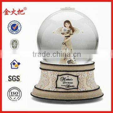 Handmade Snow Ball Red High Heel Shoe Wedding Wedding snow globe Wholesale