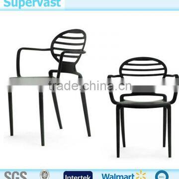 Most Popular Europe Product Black Polycarbonate Ghost Chair