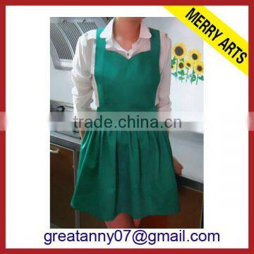 promotional green beauty salon apron nursing for sale