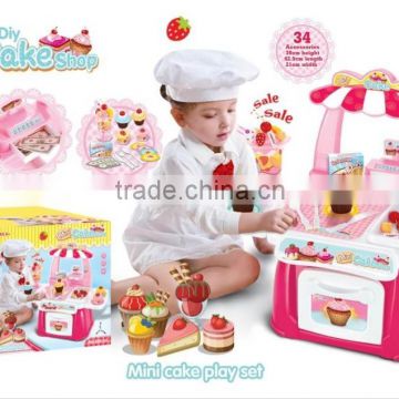 Hot selling Lovely make up cake set toys shop for children