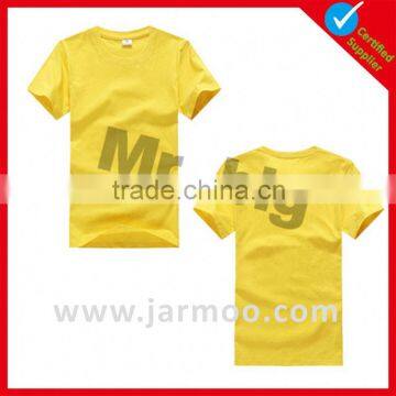 Cotton single color printed t shirt customizer