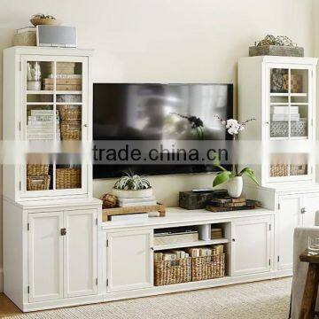 Modern Laminate Media Suite White MFC Cabinet Funiture TV Stand