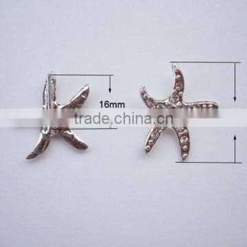 (M0302) 33mm rhinestone metal buckle with bar or flat back