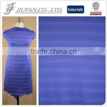 Jiufan Textile Rayon Lurex 90/10 Knitting Fabric High Quality Fabric for Clothing