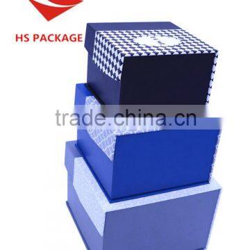 Flip-open Nesting Paper Gift Box With Magnet