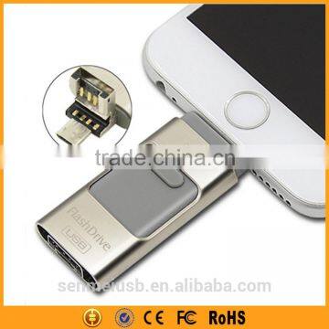 3-IN-1 OTG USB Flash Drive For Iphone Ipad Android IOS                        
                                                Quality Choice