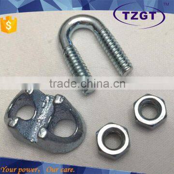 ZHEJIANG TZGT Hot Sale Power Hardware Galvanized US Type Malleable Wire Rope Clip