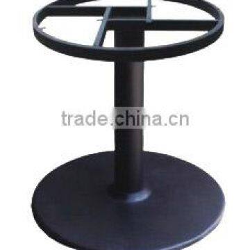 HS-A003B round Black cast iron metal dining table legs Furniture Leg used in outdoor,coffee house or dinning room