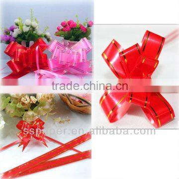 Hot Sell Poly Ribbon Star Bow Plastic Bow Tie for Gift photo-5