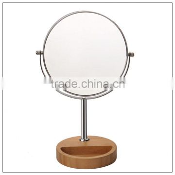 High quality metal double sided makeup dressing table mirror