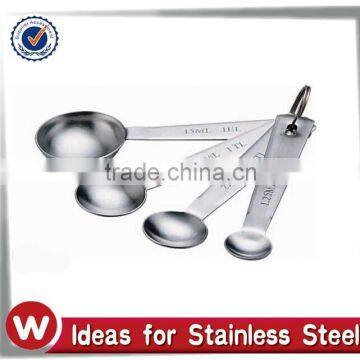 4 Piece High Quality Stainless Steel Measuring Spoons Set