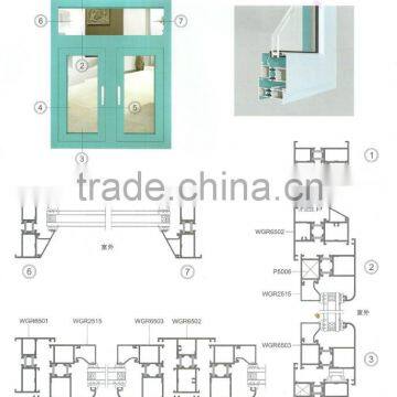 High quality aluminium energy-saving ourward opening casement window TFFC-23