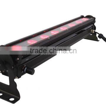 Multi Color RGB Batter Powered Outdoor IP65 8x3W LED Light Bar