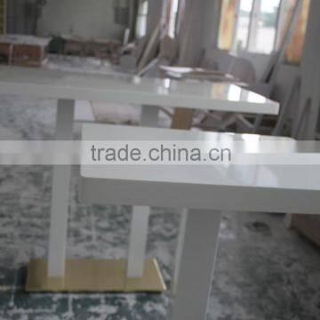 Stylish dining table/elegant square dining table/customized dining table