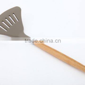 New Product Wood Handle Silicone Kitchenware photo-6