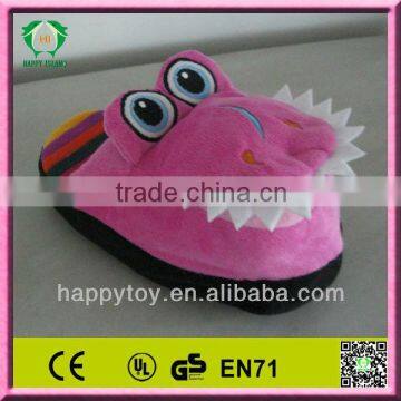 HI EN71 crocodile cute plush slippers for women and girls