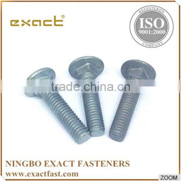 zinc white zinc blue HDG carriage bolt