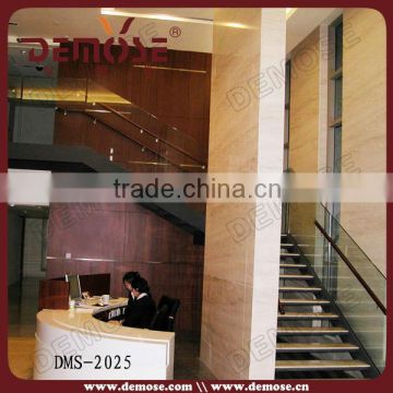 commercial metal stairs/exterior stair design/solid wood stair