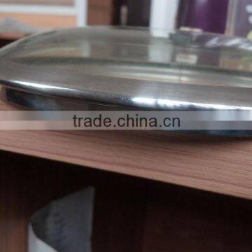 stainless steel wok pot lid