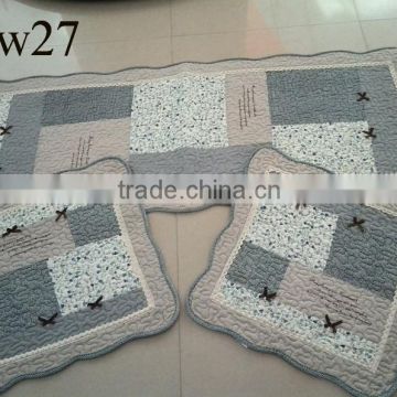 Cw27 Patchwork Car Seat Mats 3 PCS