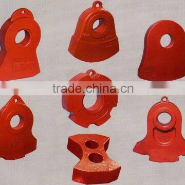 Metal Shredder hammer, hammer of metal shredder, spare parts of metal crusher