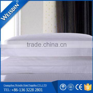 100% Cotton White Striped Wholesale Decorative Pillow Covers for Hotel Bed Linen Wholesale