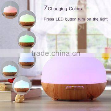 7 color romantic lamp wood grain aromatherapy diffusers aroma                        
                                                                                Supplier's Choice