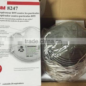 3M 8247 Particulate Respirator Dust Mask, 3M 8247 R95 mask