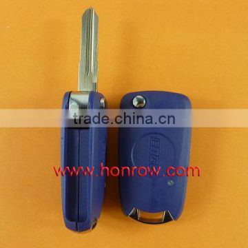 High Quality Fiat 1 button flip remote key blank, Fiat remote key shell