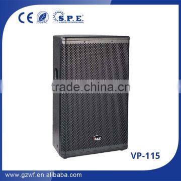 15" professional speaker box, 15" portable speaker, 15" waterproof speaker