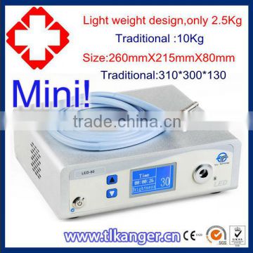 laparoscopic instruments china Mini 80W LED Cold Light Source For ENT Endoscope