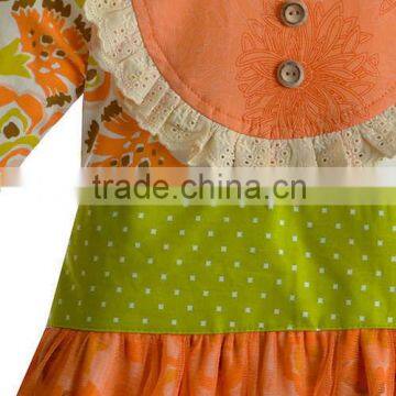 Wholesale Custom Outfit Clothing Set for Baby Children Girls Western Style Daily Costume photo-5